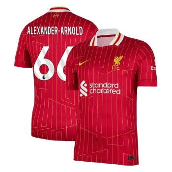 Men's ALEXANDER-ARNOLD #66 Liverpool Home Replica Soccer Jersey 2024/25 Men's ALEXANDER-ARNOLD #66 Liverpool Home Replica Soccer Jersey 2024/25