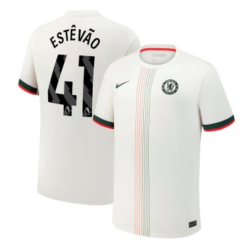 Men's ESTÊVÃO #41 Chelsea Away Replica Soccer Jersey 2025/26 Men's ESTÊVÃO #41 Chelsea Away Replica Soccer Jersey 2025/26