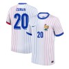 Men's COMAN #20 France Away Replica Soccer Jersey 2024 Men's COMAN #20 France Away Replica Soccer Jersey 2024