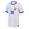 Men's COMAN #20 France Away Replica Soccer Jersey 2024 Men's COMAN #20 France Away Replica Soccer Jersey 2024