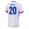 Men's COMAN #20 France Away Replica Soccer Jersey 2024 Men's COMAN #20 France Away Replica Soccer Jersey 2024