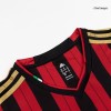 Men's AC Milan Home Long Sleeve Retro Soccer Jersey 2013/14 Men's AC Milan Home Long Sleeve Retro Soccer Jersey 2013/14