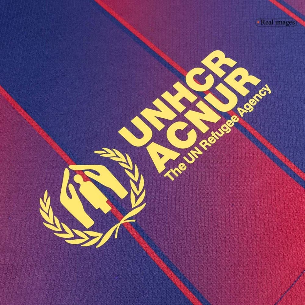 Men's RAPHINHA #11 Barcelona Home Replica Soccer Jersey -UCL 2025/26
