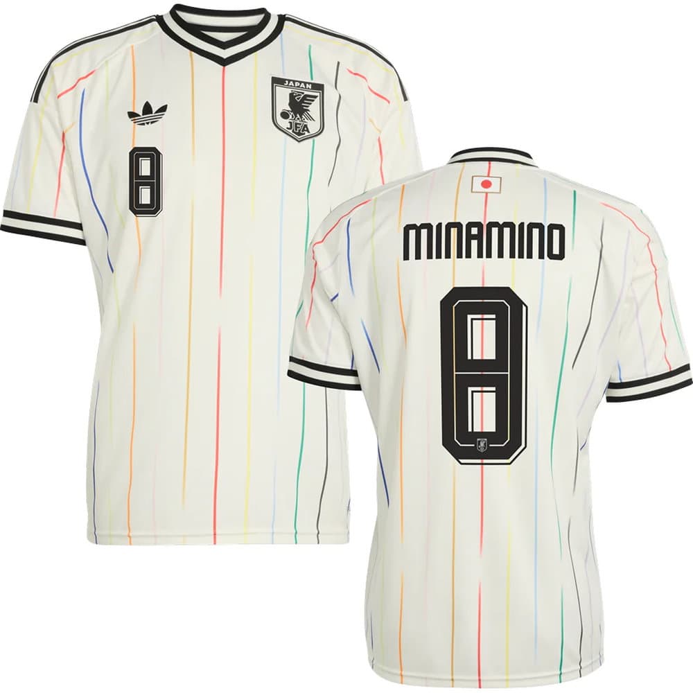 Kid's MINAMINO #8 Japan Away Replica Jersey World Cup 2026