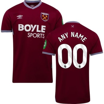 Kid's West Ham United Home Replica Custom Jersey 2025/26