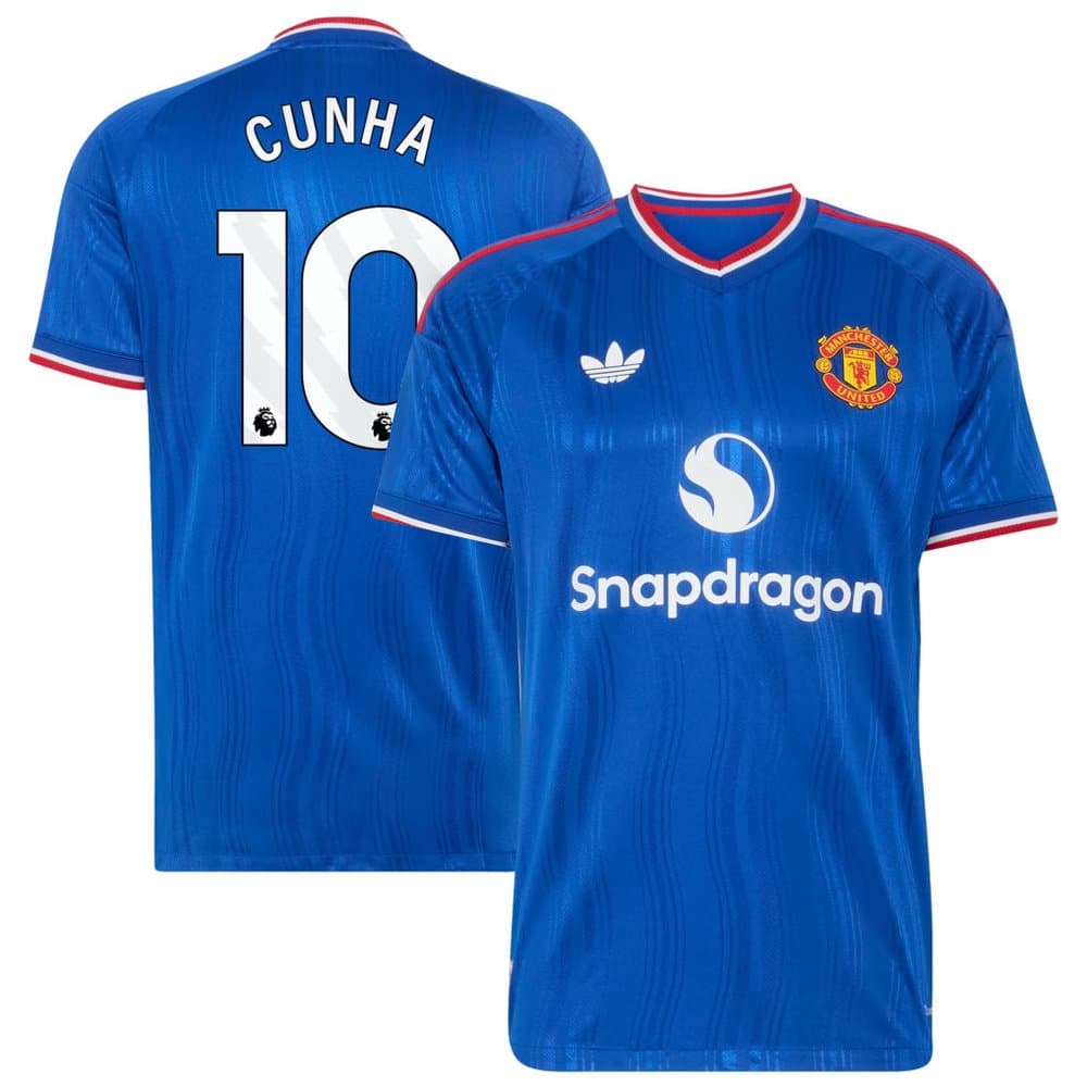 Men's CUNHA #10 Manchester United Away Authentic Jersey 2026/27