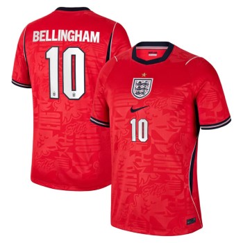 Kid's Jude Bellingham #10 England Away Stadium Replica Jersey World Cup 2026