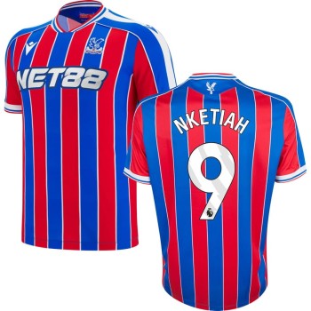 Men's NKETIAH #9 Crystal Palace Home Replica Jersey 2025/26