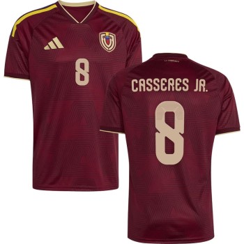 Kid's CÁSSERES JR. #8 Venezuela Home Replica Jersey World Cup 2026 Kid's CÁSSERES JR. #8 Venezuela Home Replica Jersey World Cup 2026