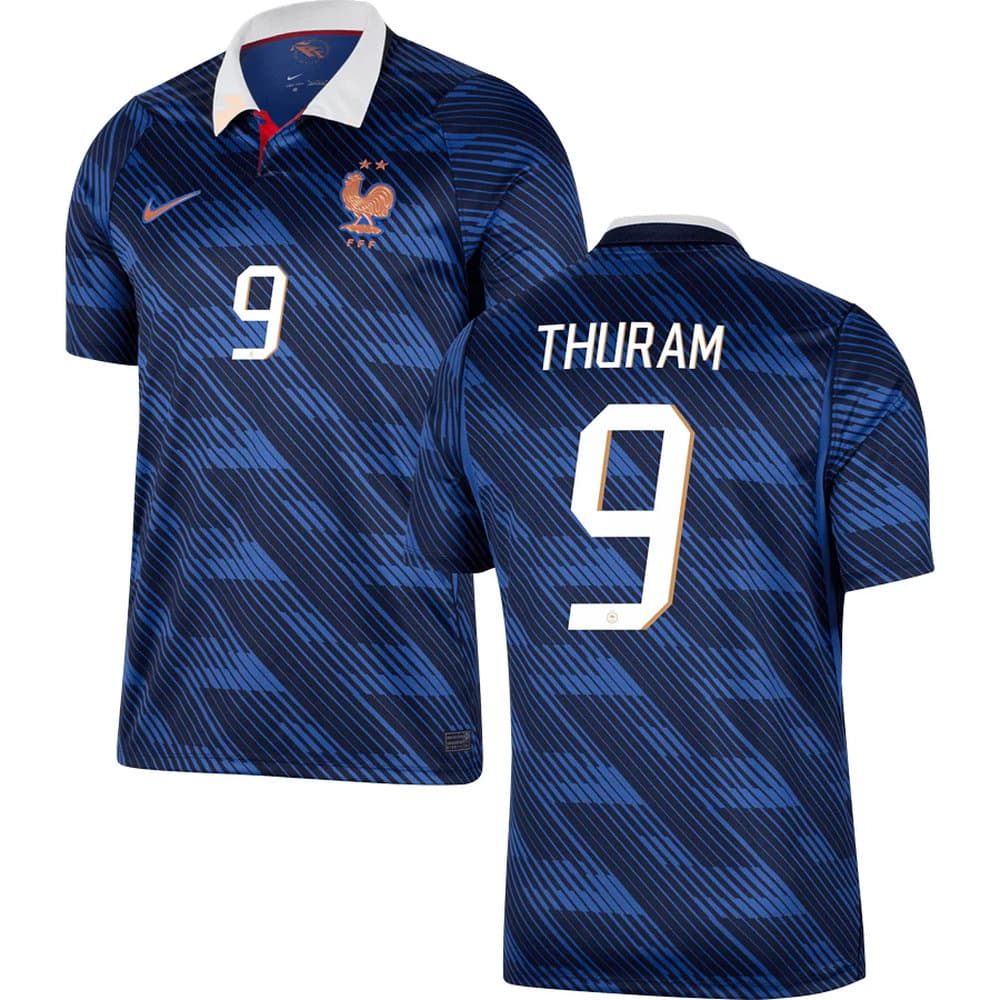Kid's THURAM #9 France Home Replica Jersey World Cup 2026