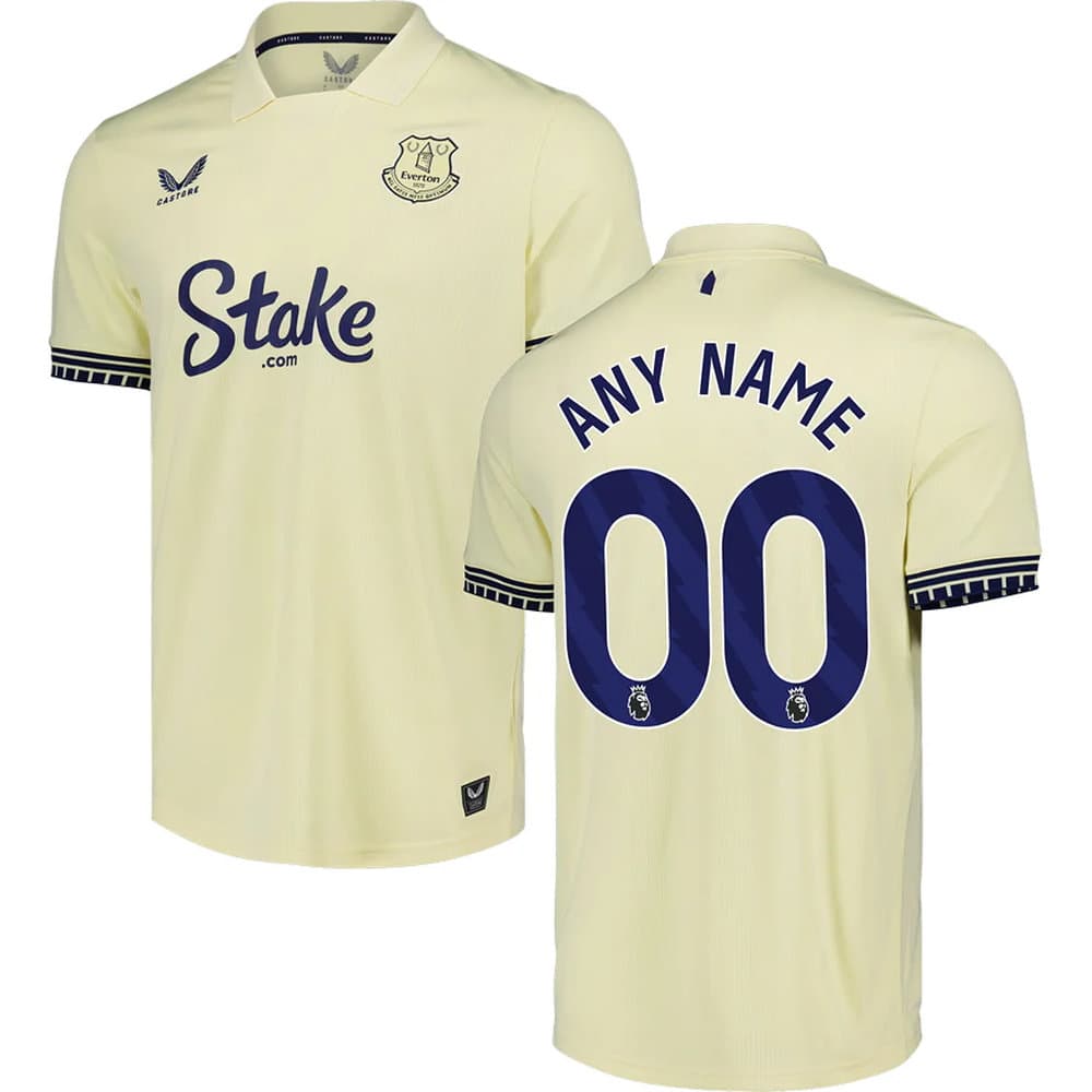 Men's Everton Away Replica Custom Jersey 2025/26