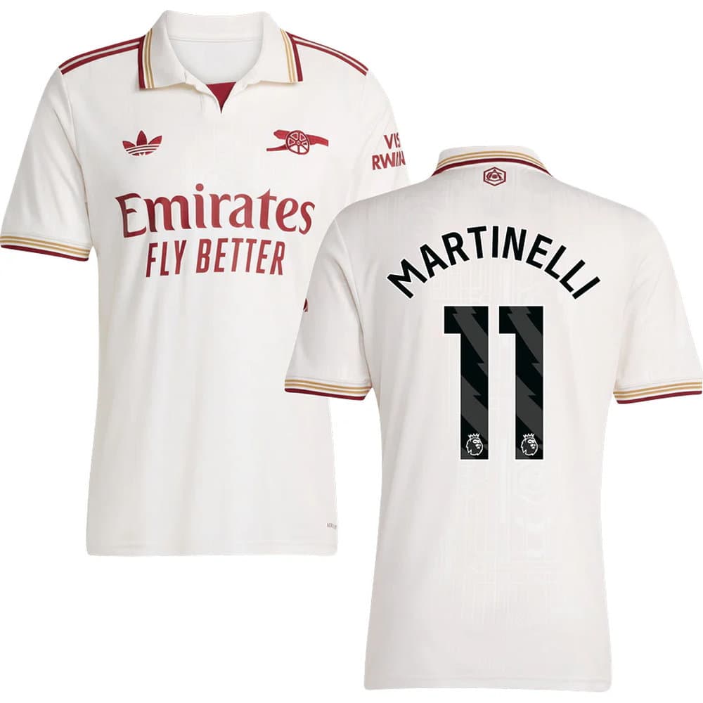 Kid's MARTINELLI #11 Arsenal Third Stadium Replica Jersey 2025/26