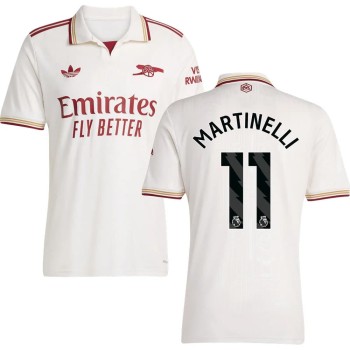 Kid's MARTINELLI #11 Arsenal Third Stadium Replica Jersey 2025/26