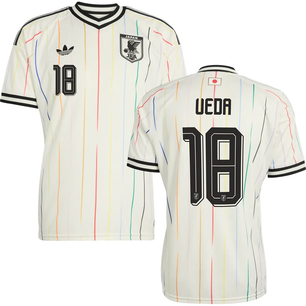 Men's UEDA #18 Japan Away Replica Jersey World Cup 2026