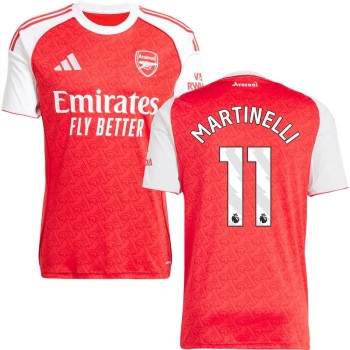 Kid's MARTINELLI #11 Arsenal Home Stadium Replica Jersey 2025/26