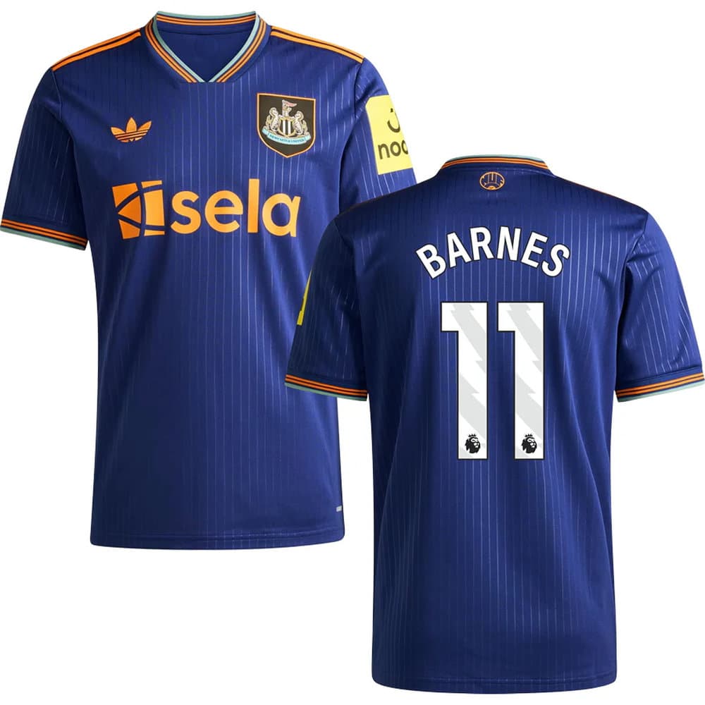Men's BARNES #11 Newcastle United Third Replica Jersey 2025/26