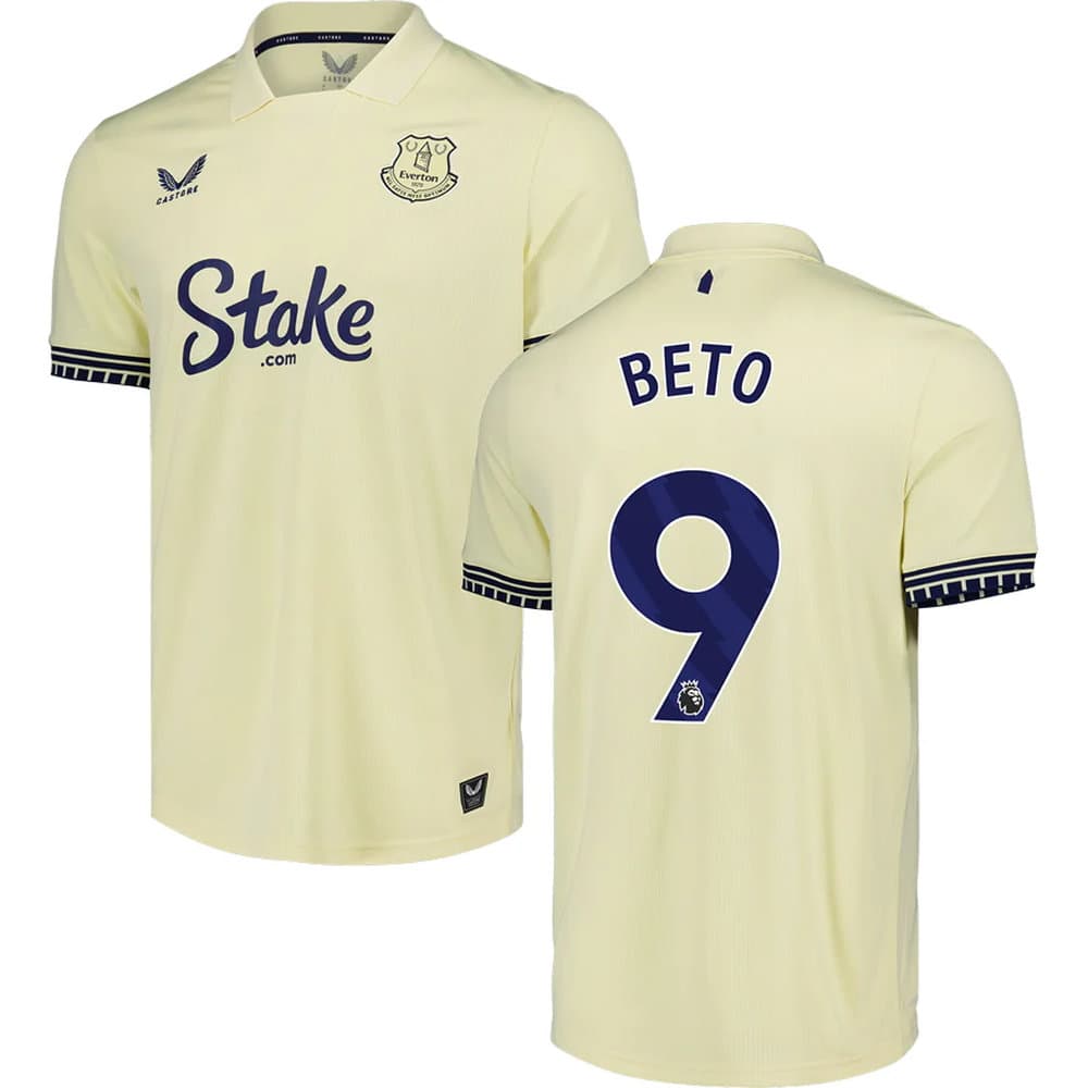 Men's BETO #9 Everton Away Replica Jersey 2025/26 Men's BETO #9 Everton Away Replica Jersey 2025/26
