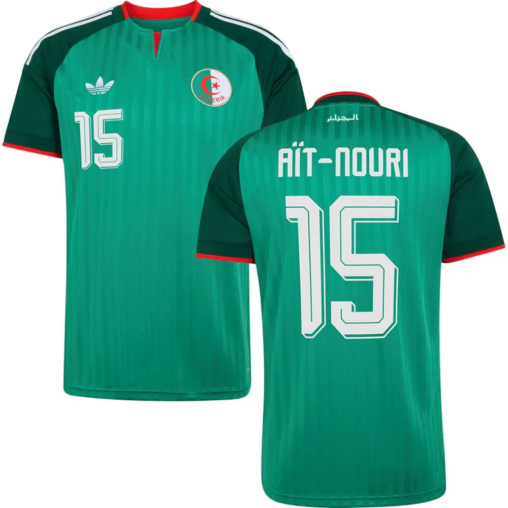 Men's AÏT-NOURI #15 Algeria Away Replica Jersey World Cup 2026 Men's AÏT-NOURI #15 Algeria Away Replica Jersey World Cup 2026