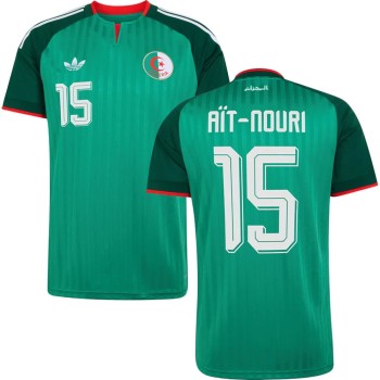 Men's AÏT-NOURI #15 Algeria Away Replica Jersey World Cup 2026
