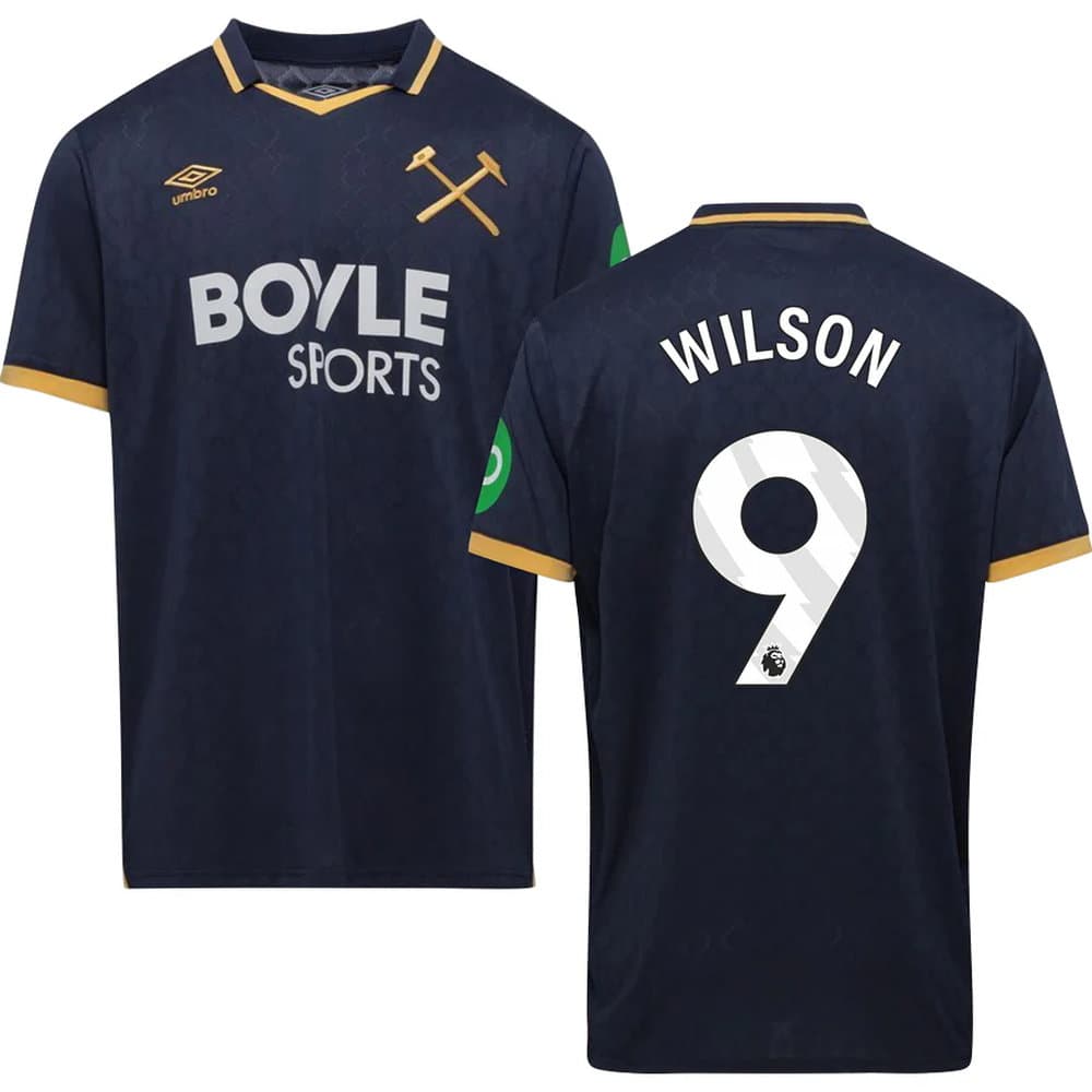 Kid's WILSON #9 West Ham United Third Replica Jersey 2025/26