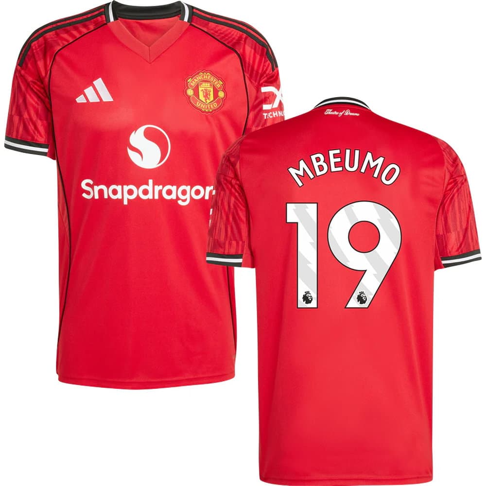 Kid's MBEUMO #19 Manchester United Home Replica Jersey 2025/26 Kid's MBEUMO #19 Manchester United Home Replica Jersey 2025/26