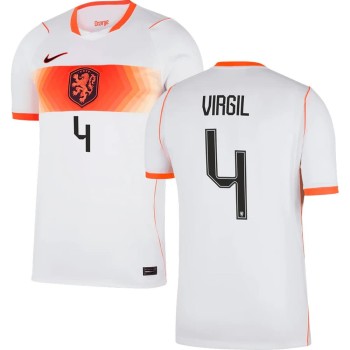 Kid's VIRGIL #4 Netherlands Away Replica Jersey World Cup 2026 Kid's VIRGIL #4 Netherlands Away Replica Jersey World Cup 2026