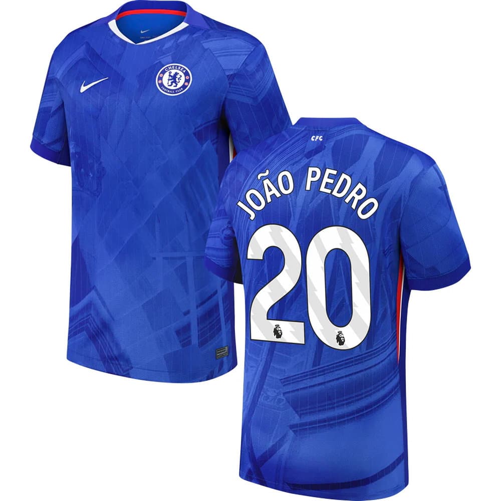 Kid's João Pedro #20 Chelsea Home Replica Jersey 2025/26 Kid's João Pedro #20 Chelsea Home Replica Jersey 2025/26