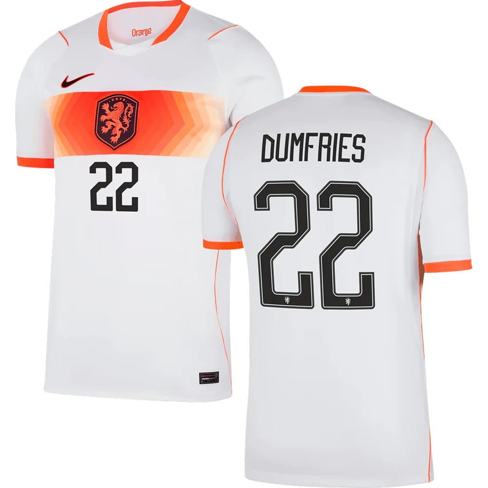 Men's DUMFRIES #22 Netherlands Away Replica Jersey World Cup 2026 Men's DUMFRIES #22 Netherlands Away Replica Jersey World Cup 2026