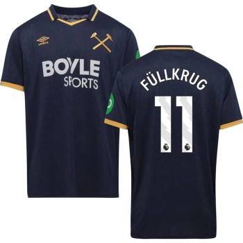 Men's FÜLLKRUG #11 West Ham United Third Replica Jersey 2025/26