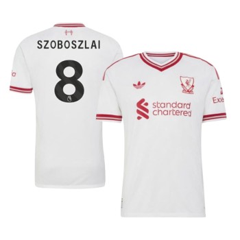 Kid's SZOBOSZLAI #8 Liverpool Away Authentic Jersey 2026/27