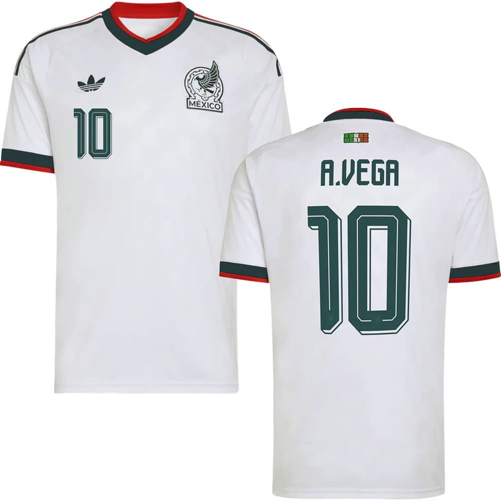 Men's A.VEGA #10 Mexico Away Replica Jersey World Cup 2026 Men's A.VEGA #10 Mexico Away Replica Jersey World Cup 2026
