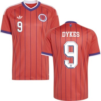 Men's DYKES #9 Scotland Away Replica Jersey World Cup 2026 Men's DYKES #9 Scotland Away Replica Jersey World Cup 2026