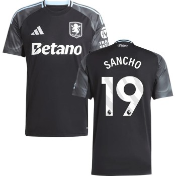 Kid's SANCHO #19 Aston Villa Away Replica Jersey 2025/26 Kid's SANCHO #19 Aston Villa Away Replica Jersey 2025/26
