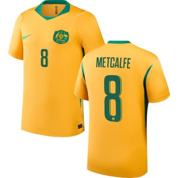 Kid's METCALFE #8 Australia Home Replica Jersey World Cup 2026 Kid's METCALFE #8 Australia Home Replica Jersey World Cup 2026