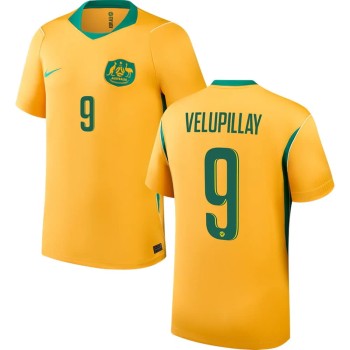 Kid's VELUPILLAY #9 Australia Home Replica Jersey World Cup 2026 Kid's VELUPILLAY #9 Australia Home Replica Jersey World Cup 2026