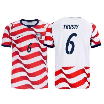 Men's Auston Trusty #6 USA Home Stadium Replica Jersey World Cup 2026 Men's Auston Trusty #6 USA Home Stadium Replica Jersey World Cup 2026