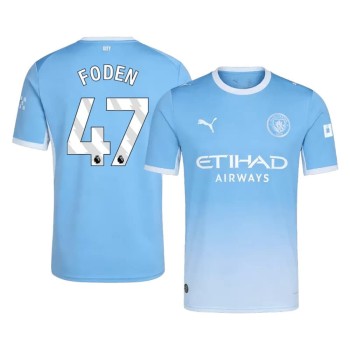 Men's FODEN #47 Manchester City Home Replica Jersey 2026/27