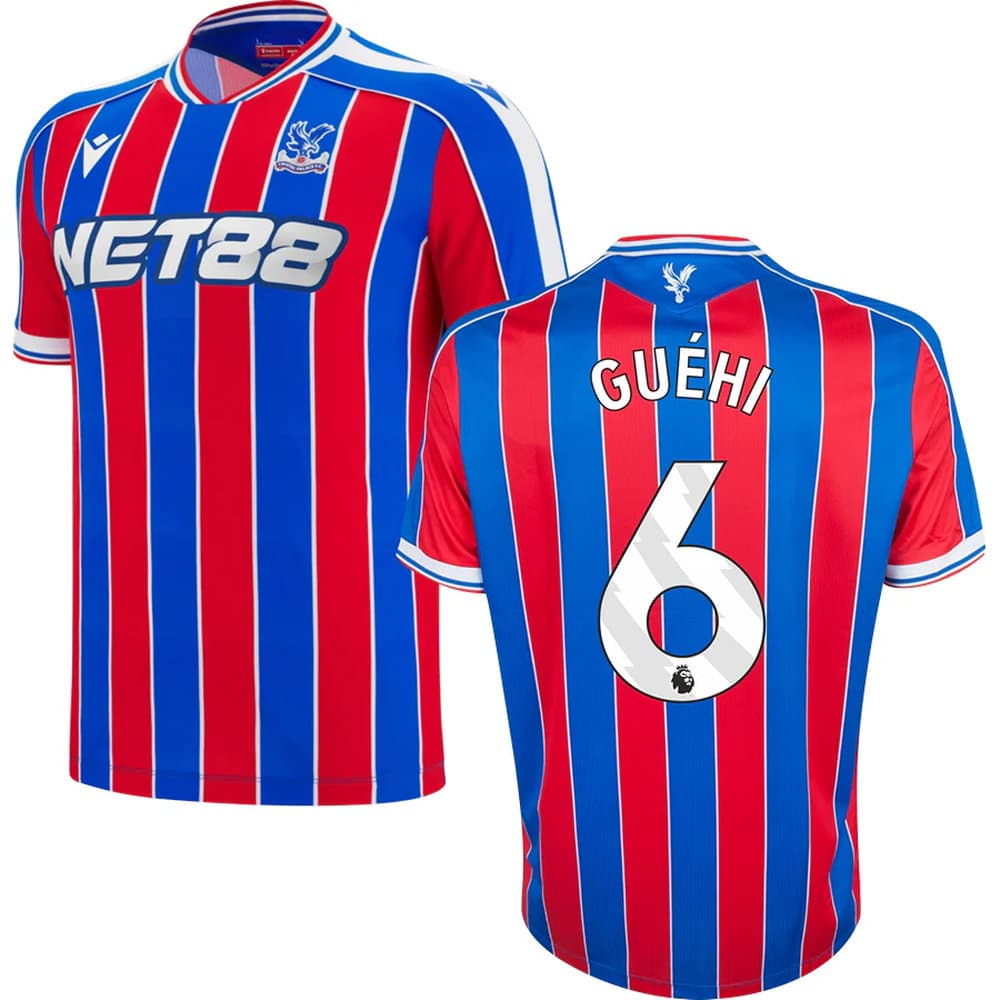 Men's GUÉHI #6 Crystal Palace Home Replica Jersey 2025/26