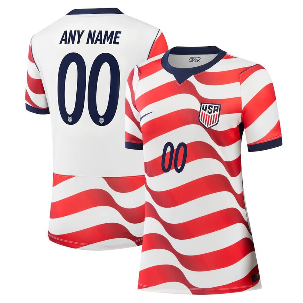 Women's USA Home Stadium Replica Custom Jersey World Cup 2026