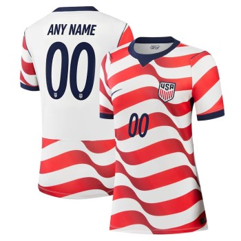 Women's USA Home Stadium Replica Custom Jersey World Cup 2026 Women's USA Home Stadium Replica Custom Jersey World Cup 2026