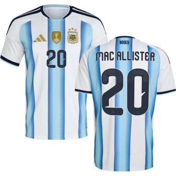 Kid's MAC ALLISTER #20 Argentina Home Replica Jersey World Cup 2026 Kid's MAC ALLISTER #20 Argentina Home Replica Jersey World Cup 2026