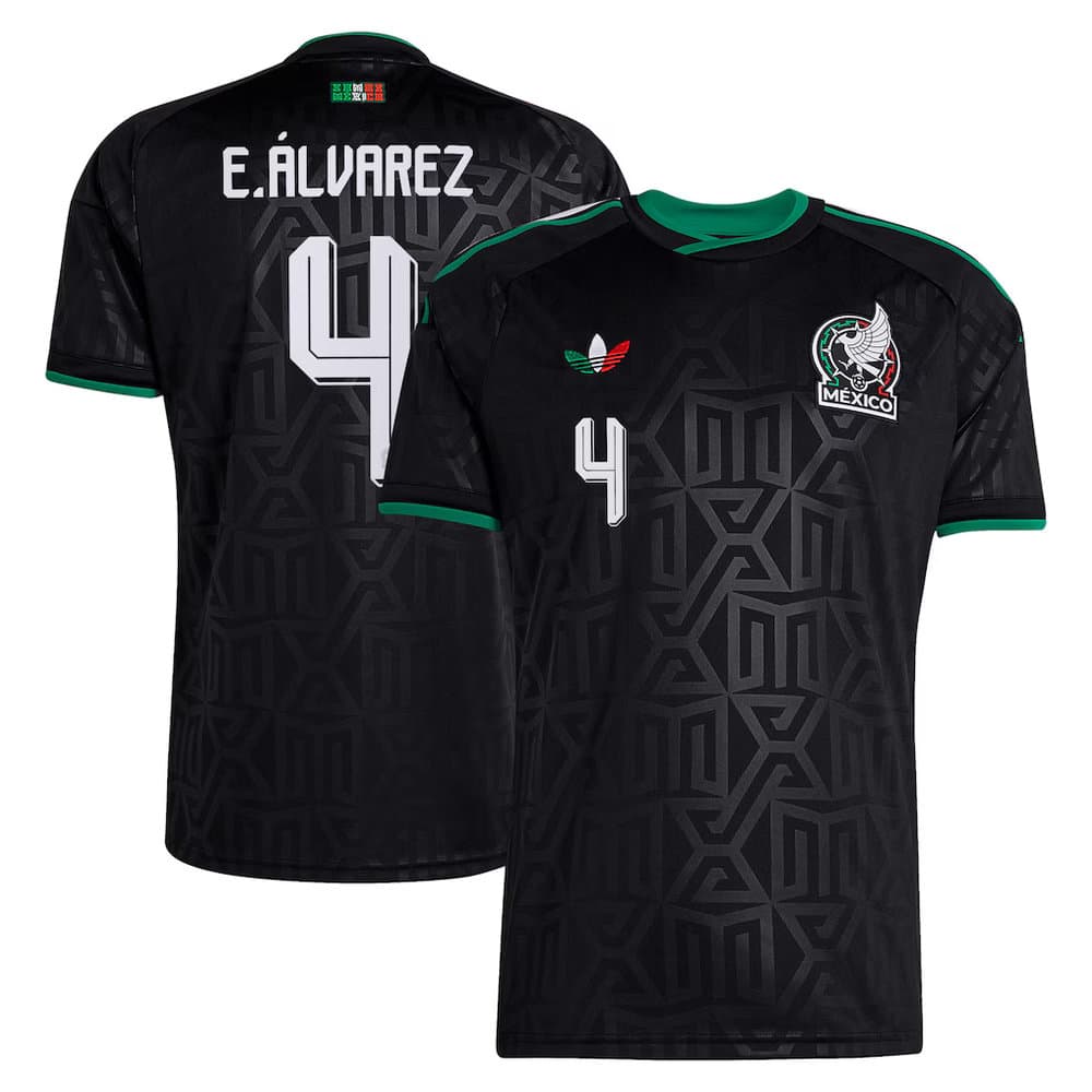 Kid's Edson Álvarez #4 Mexico Third Replica Jersey World Cup 2026