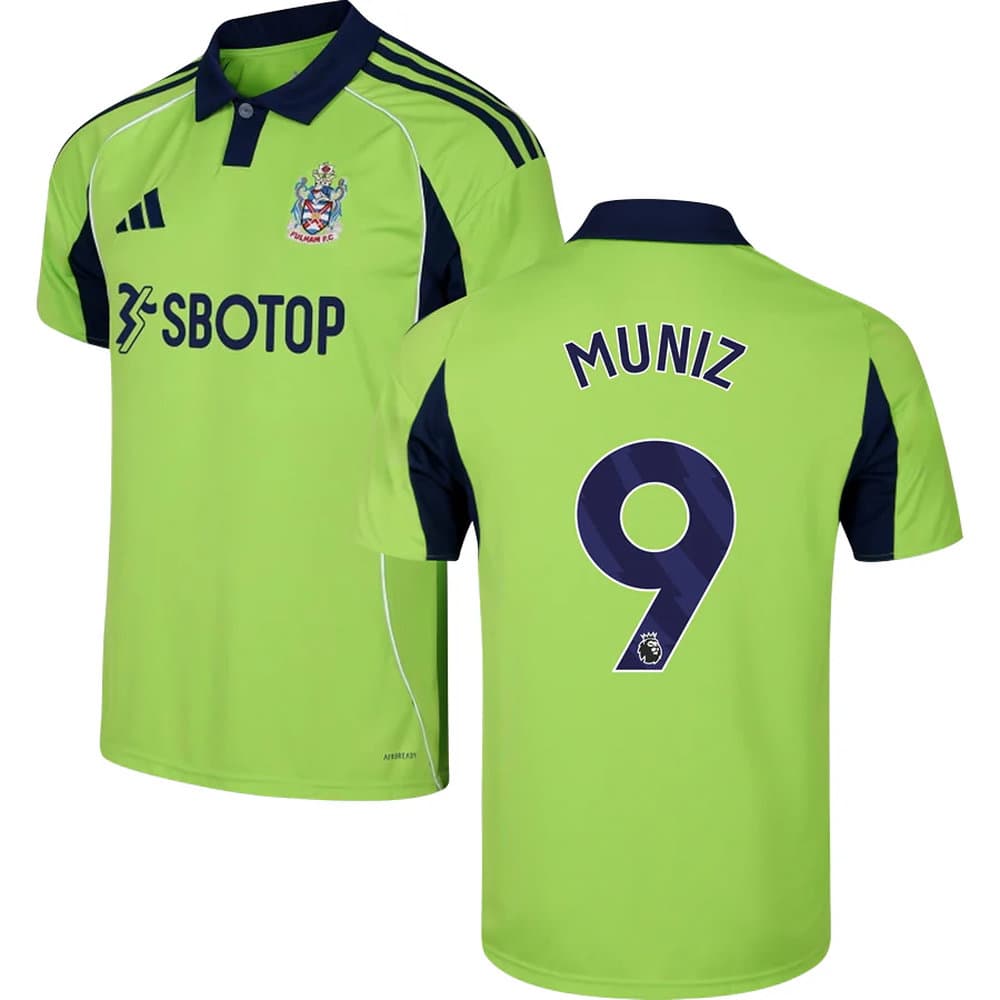 Kid's MUNIZ #9 Fulham Away Replica Jersey 2025/26 Kid's MUNIZ #9 Fulham Away Replica Jersey 2025/26