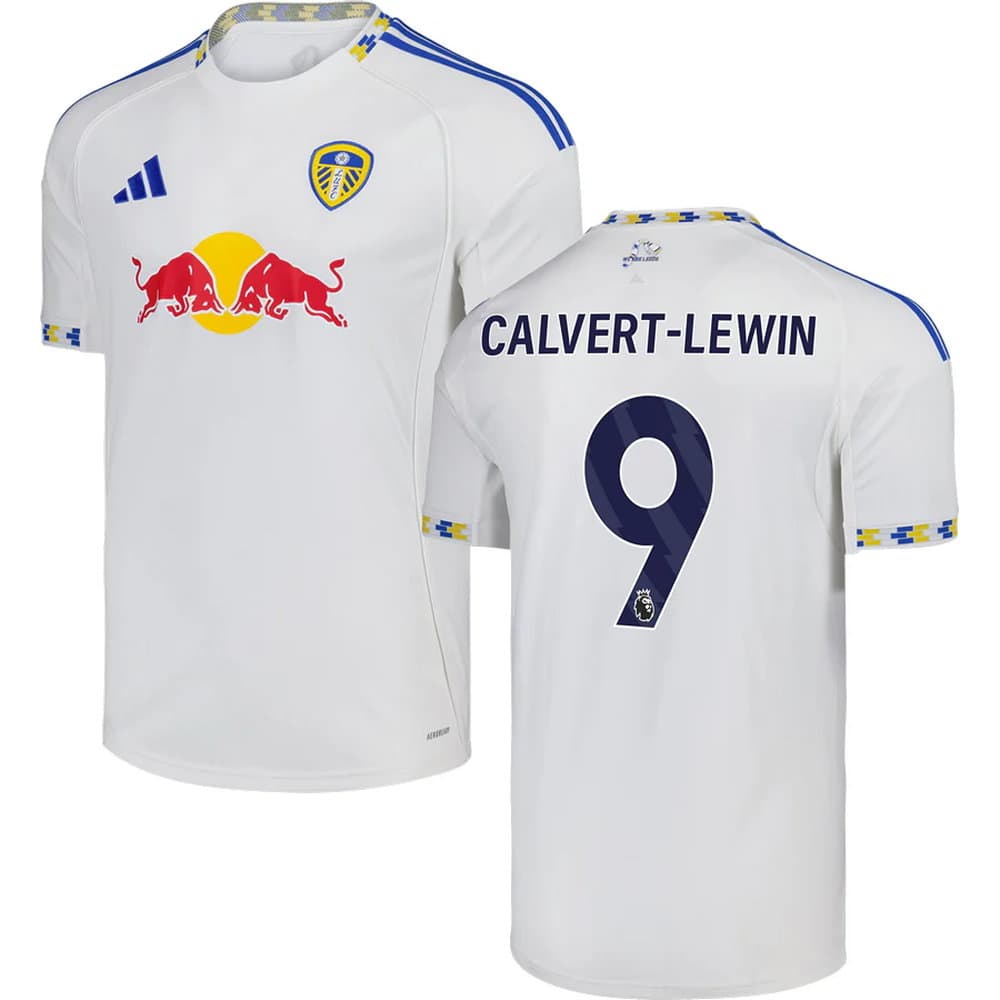 Kid's CALVERT-LEWIN #9 Leeds United Home Replica Jersey 2025/26