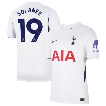 Men's SOLANKE #19 Tottenham Hotspur Home Stadium Replica Jersey 2026/27