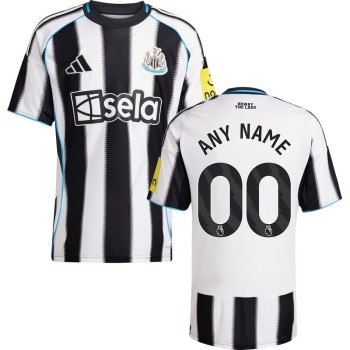 Kid's Newcastle United Home Replica Custom Jersey 2025/26