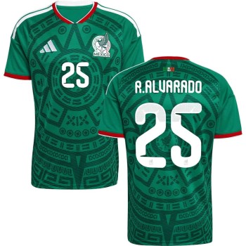 Kid's R.ALVARADO #25 Mexico Home Replica Jersey World Cup 2026 Kid's R.ALVARADO #25 Mexico Home Replica Jersey World Cup 2026