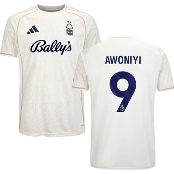 Men's AWONIYI #9 Nottingham Forest Away Replica Jersey 2025/26 Men's AWONIYI #9 Nottingham Forest Away Replica Jersey 2025/26