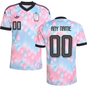 Men's Belgium Away Replica Custom Jersey World Cup 2026