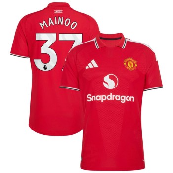 Men's MAINOO #37 Manchester United Home Authentic Jersey 2026/27 Men's MAINOO #37 Manchester United Home Authentic Jersey 2026/27